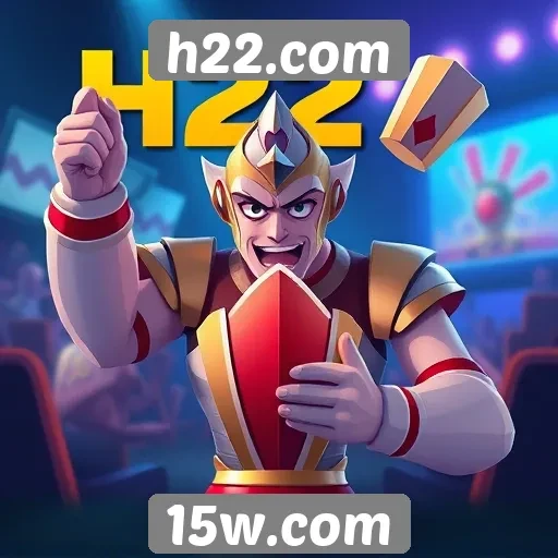 Oportunidades de torneios online em h22.com